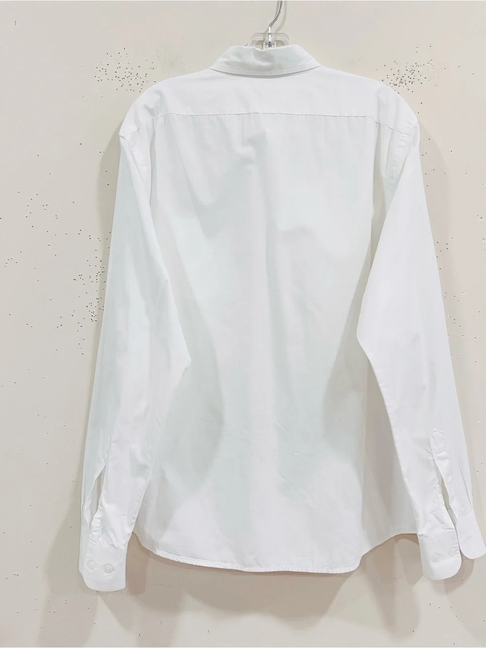 Banana Republic Men's White Slim Untucked Oxford Dress Shirt Size L Large India